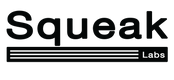 The Squeak Labs logo, featuring the word “Squeak” in bold black letters above three horizontal white lines, with the word “Labs” in white inside a black box on the right end of the lines.