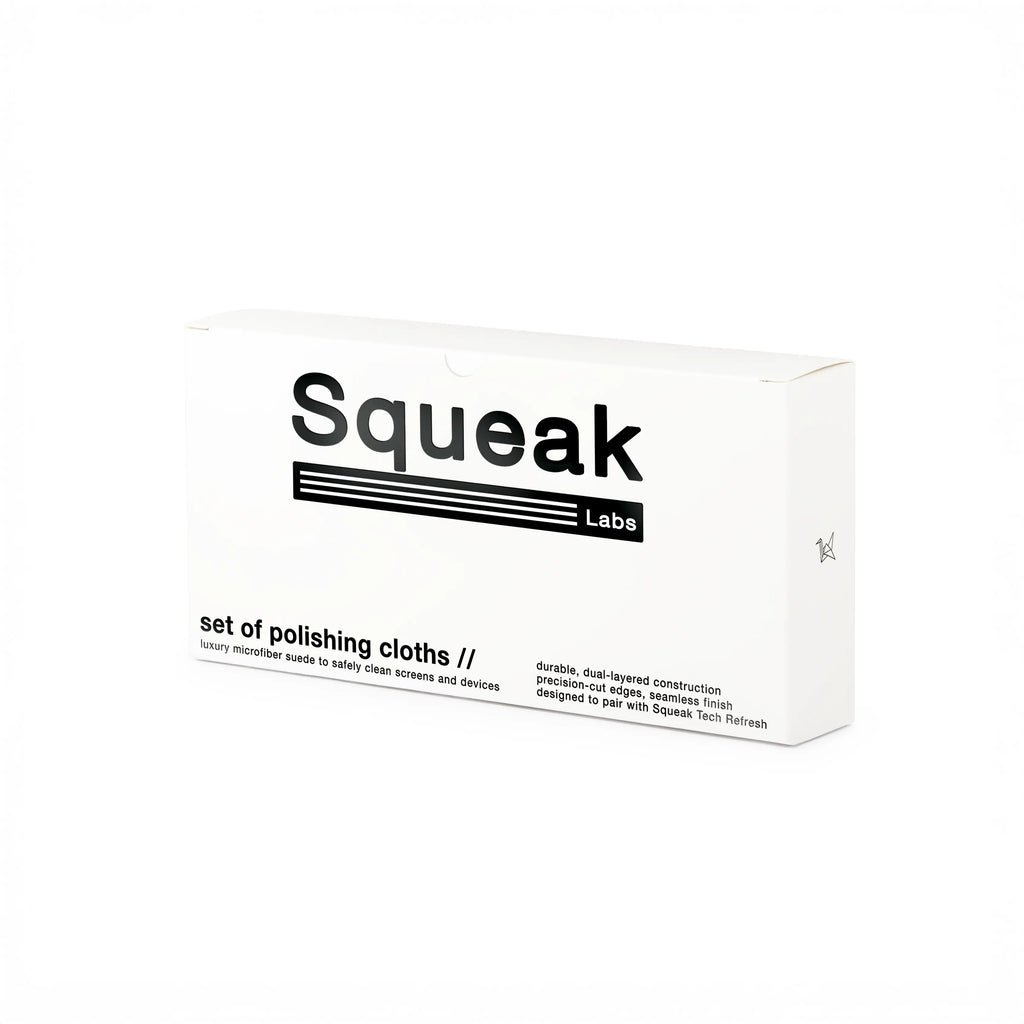 Squeak Polishing Cloths Set